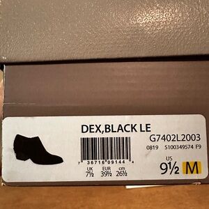 Franco Sarto Black Ankle Boots